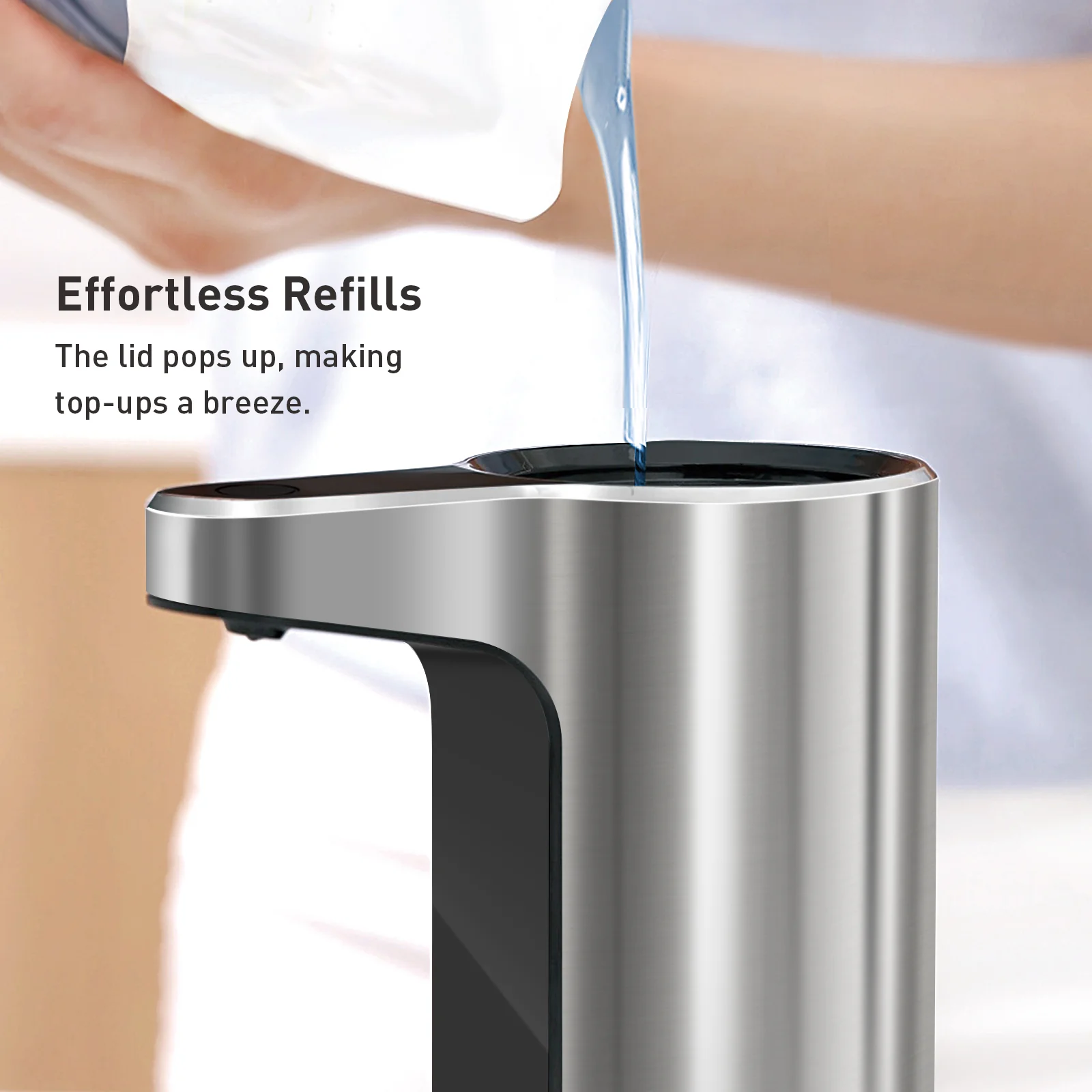 Aroma Smart Foaming Soap Dispenser - Stainless Steel - Image 6