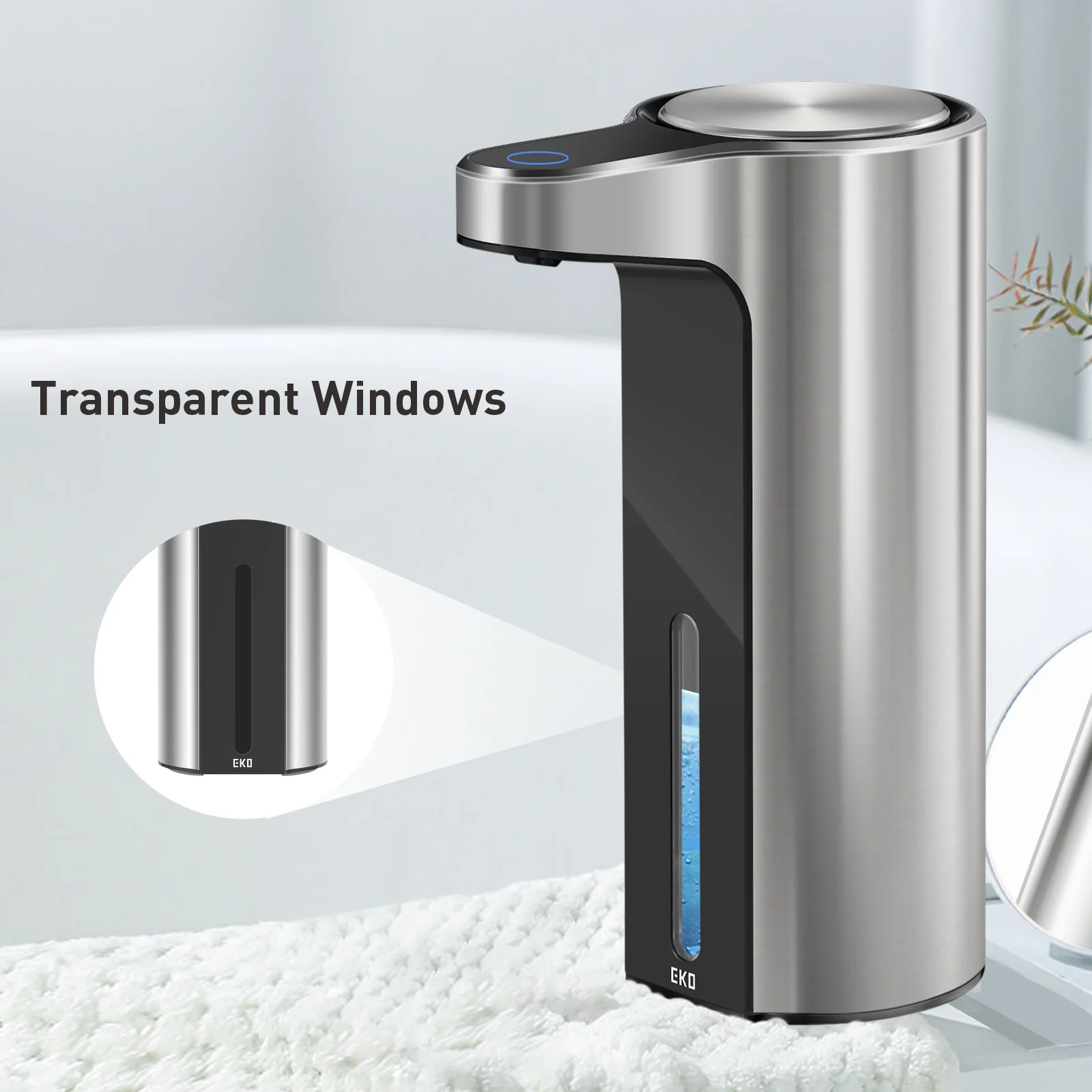 Aroma Smart Foaming Soap Dispenser - Stainless Steel - Image 9