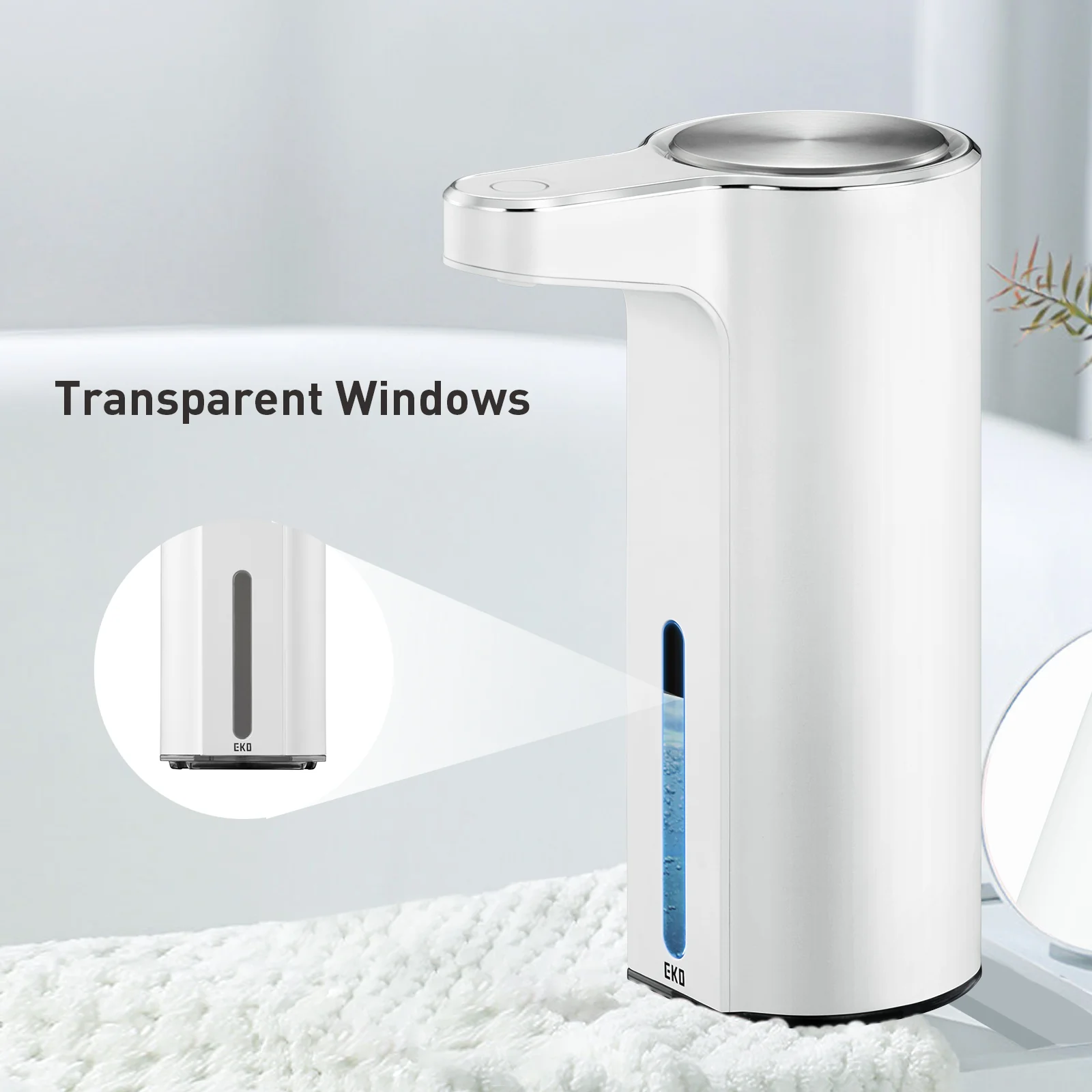 Aroma Smart Liquid Soap Dispenser - White - Image 4