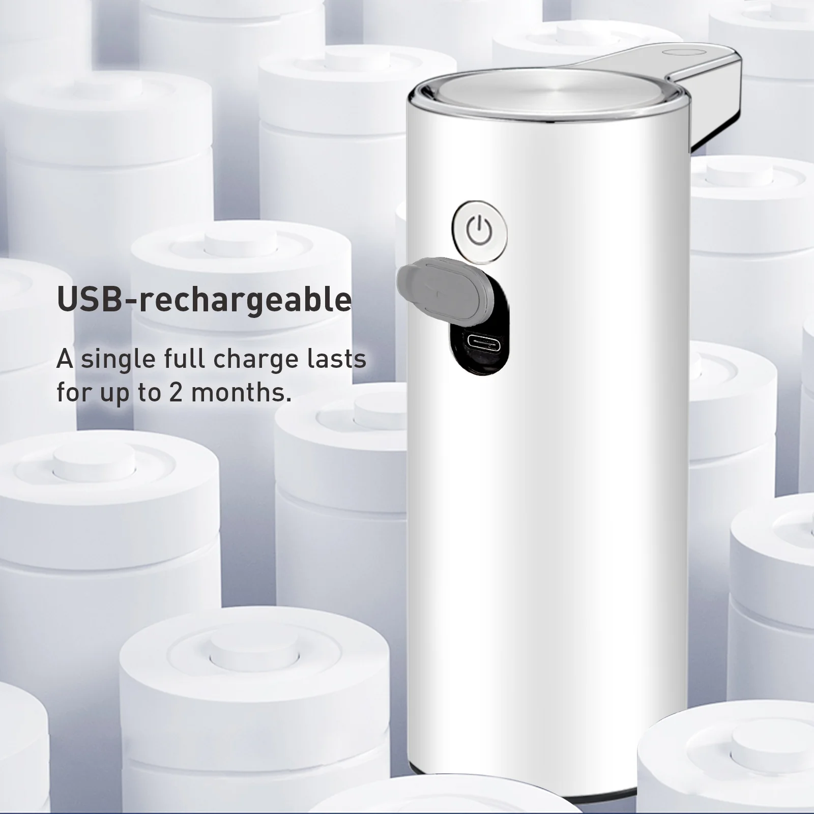 Aroma Smart Liquid Soap Dispenser - White - Image 5