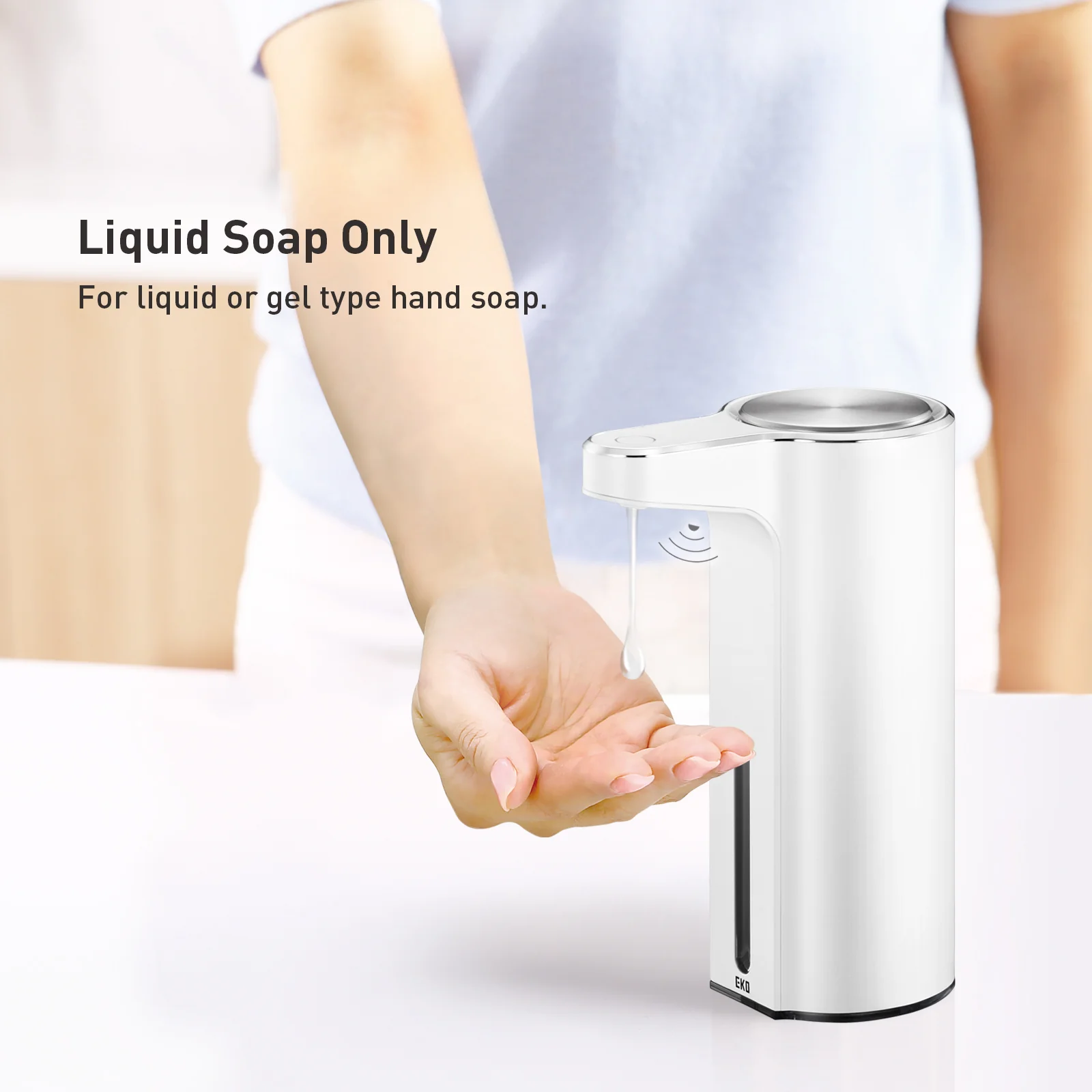 Aroma Smart Liquid Soap Dispenser - White - Image 6