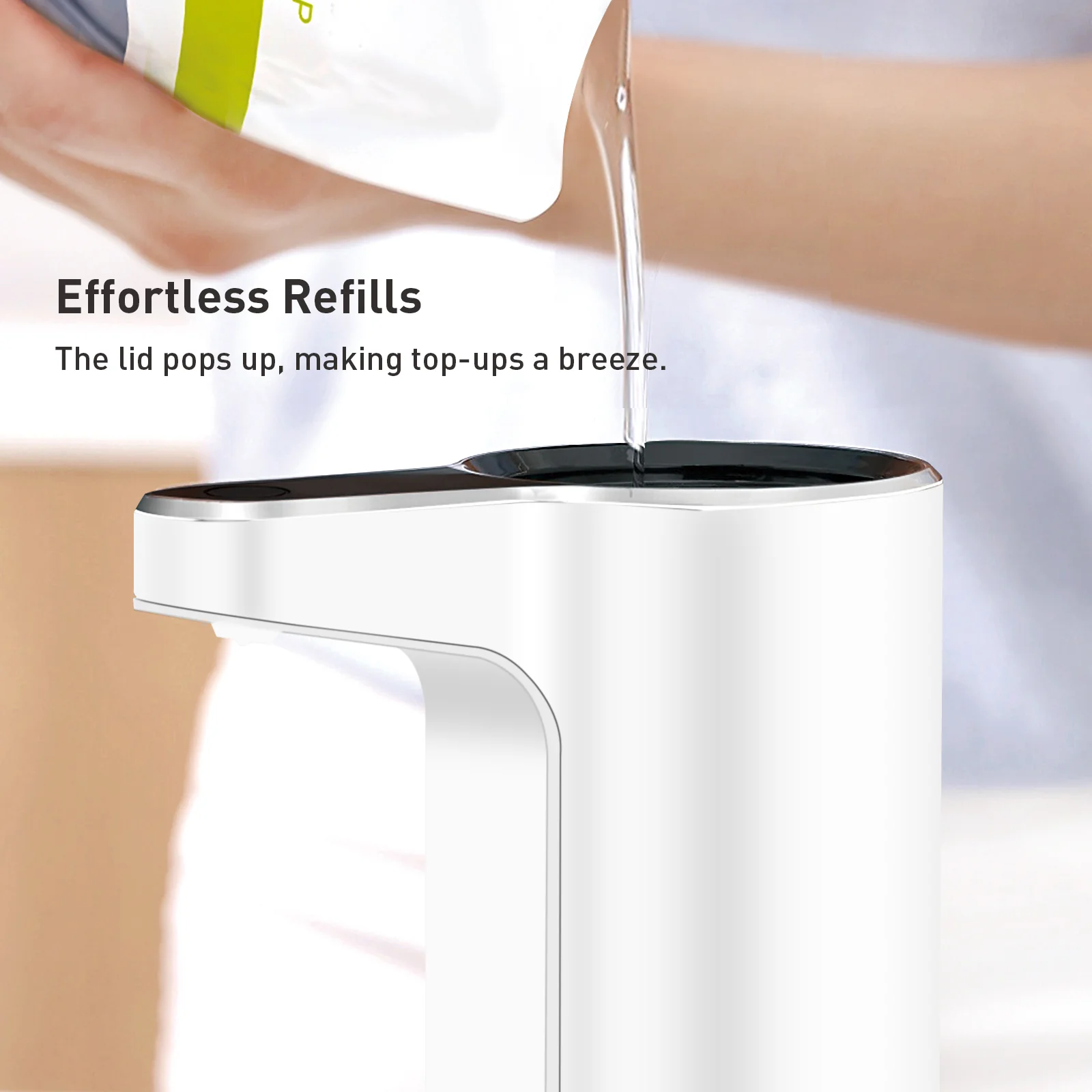 Aroma Smart Liquid Soap Dispenser - White - Image 8