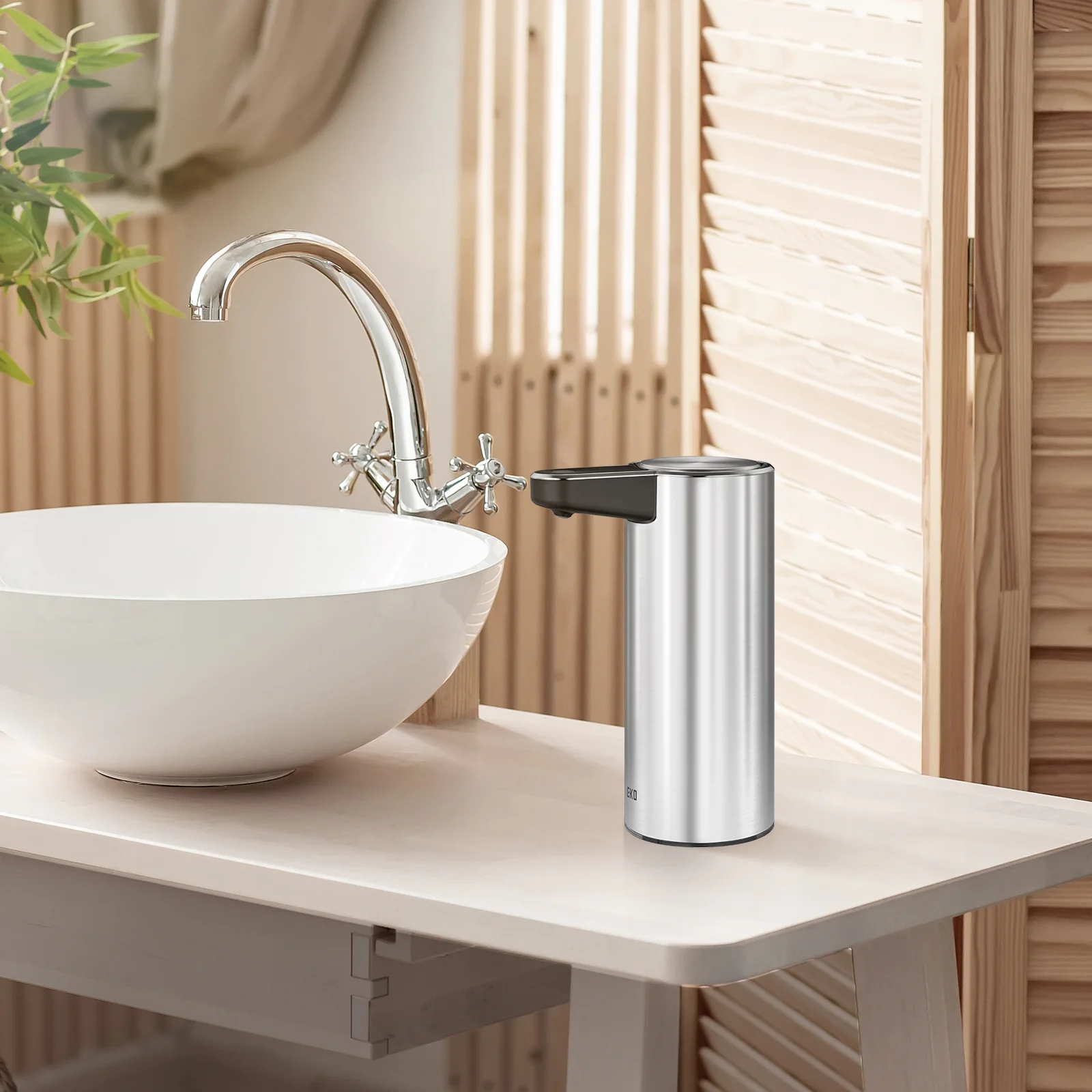 Deluxe Aroma Smart Liquid Soap Dispenser - Stainless Steel - Image 9