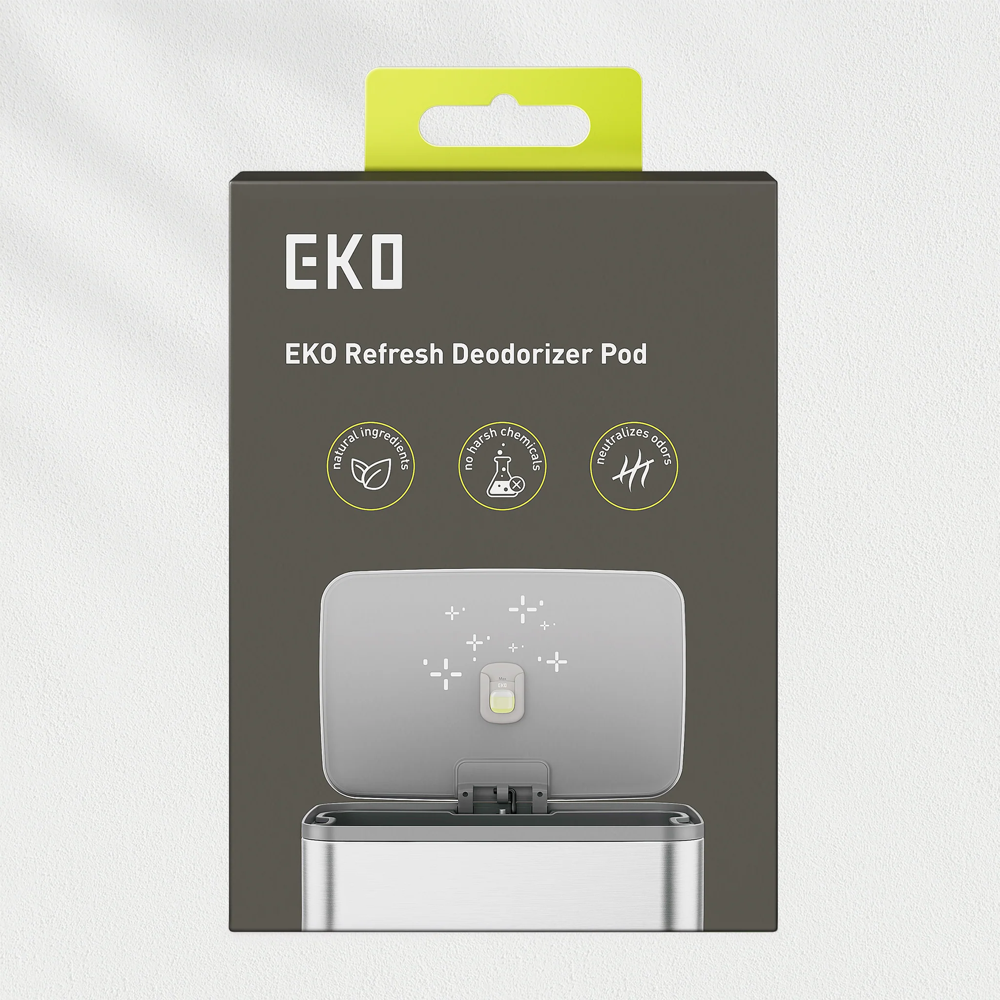 Deodorizer Pod Kit with Refillable Holder, Plant-Based Odor Eliminator for Trash Can - Image 7