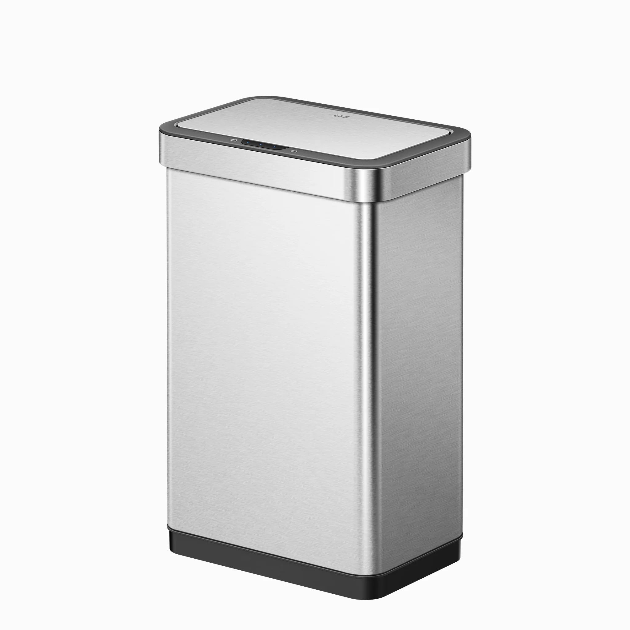 EcoNova 50 Liter / 13 Gallon Motion Sensor Trash Can - Stainless Steel