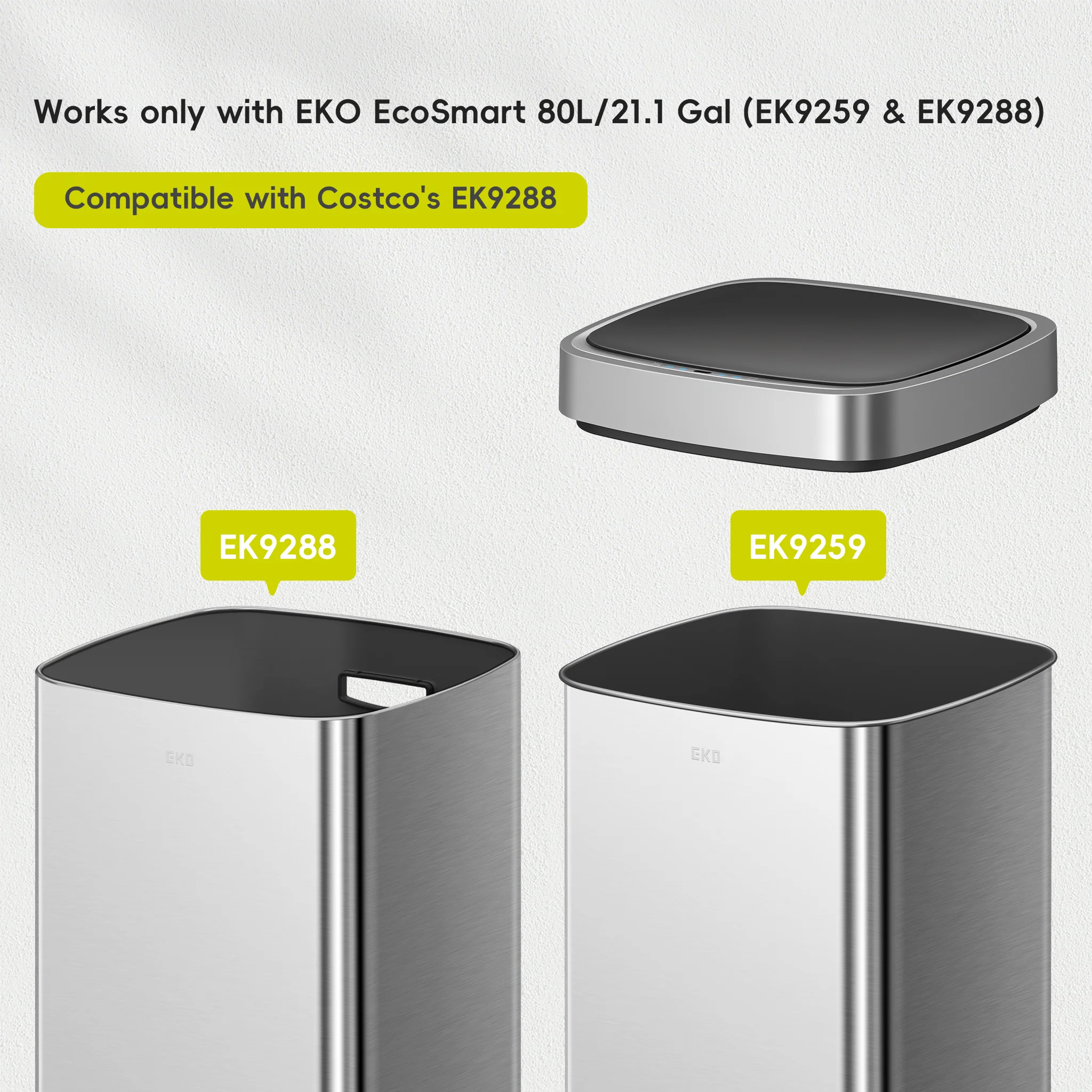 Lid for EK9259MT-80L EcoSmart Sensor Can - Image 3