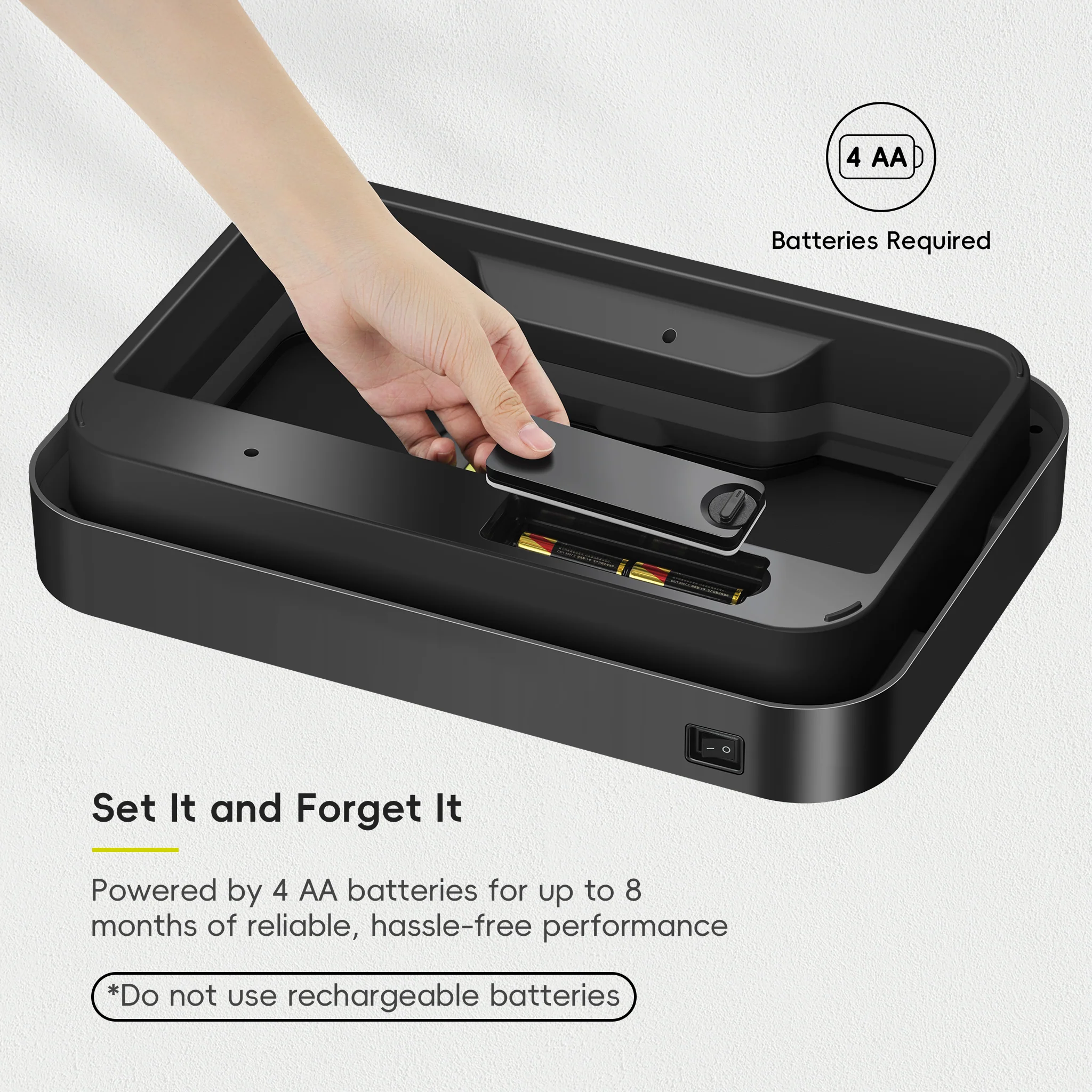 Lid for EK9278TP-50L-MBS Mirage-T Sensor Can Matte Black - Image 8