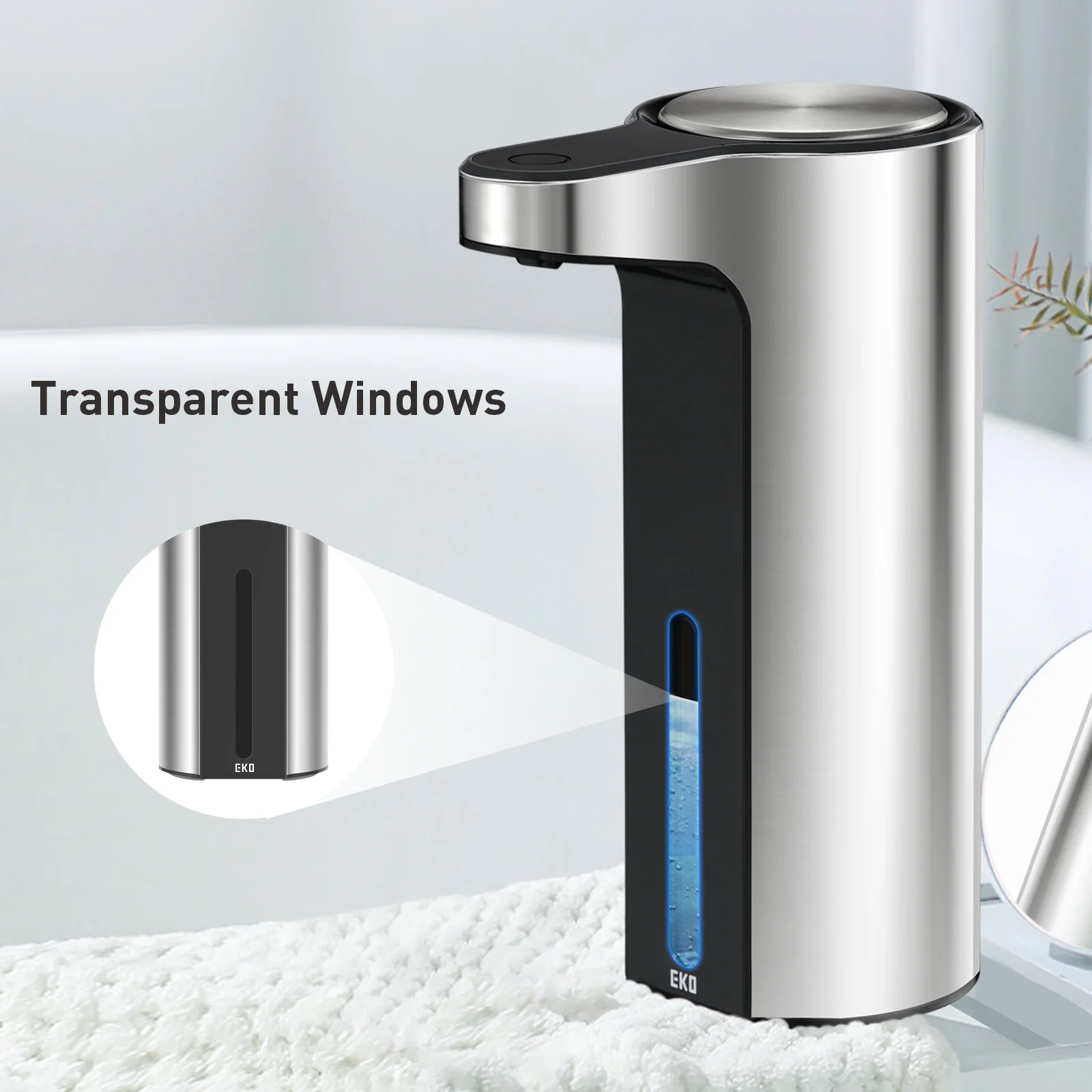 Aroma Smart Liquid Soap Dispenser - Stainless Steel - Image 8