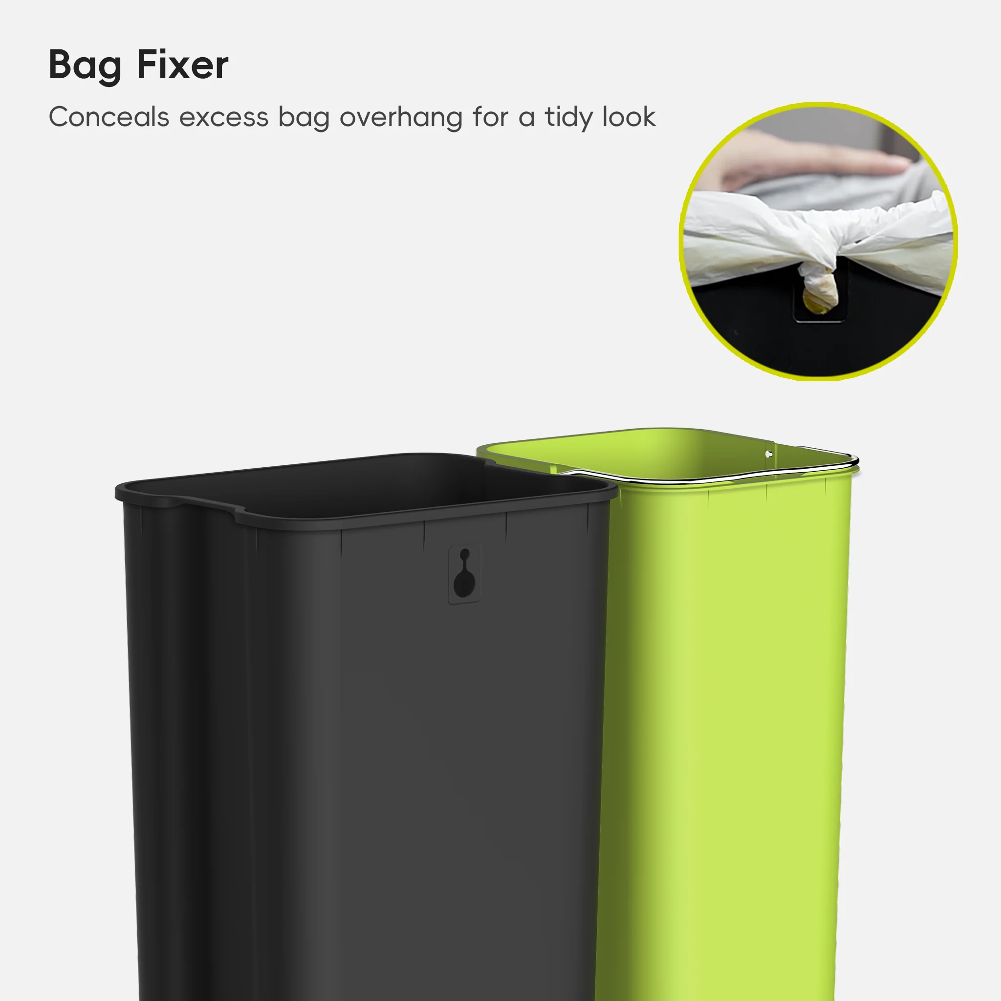 EcoCasa Step Recycling Can - Dual Compartment 30L+20L - Image 7