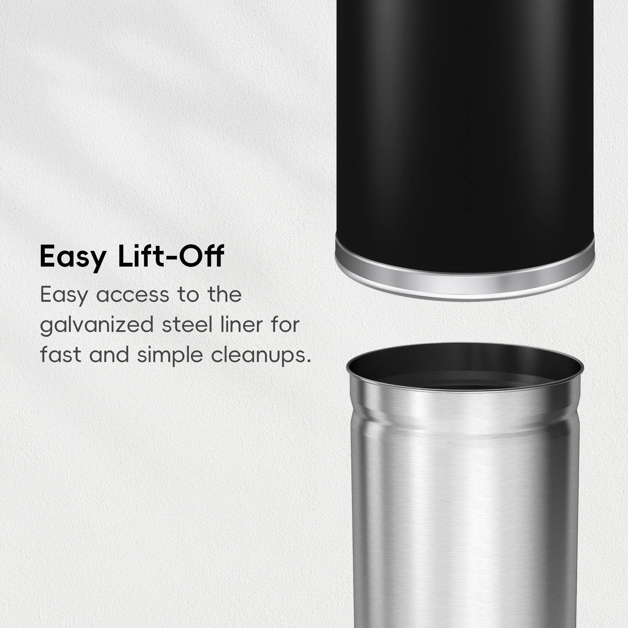 Eternal Round Open Top Can Commercial Grade – 56L / 14.7 Gal - Image 4