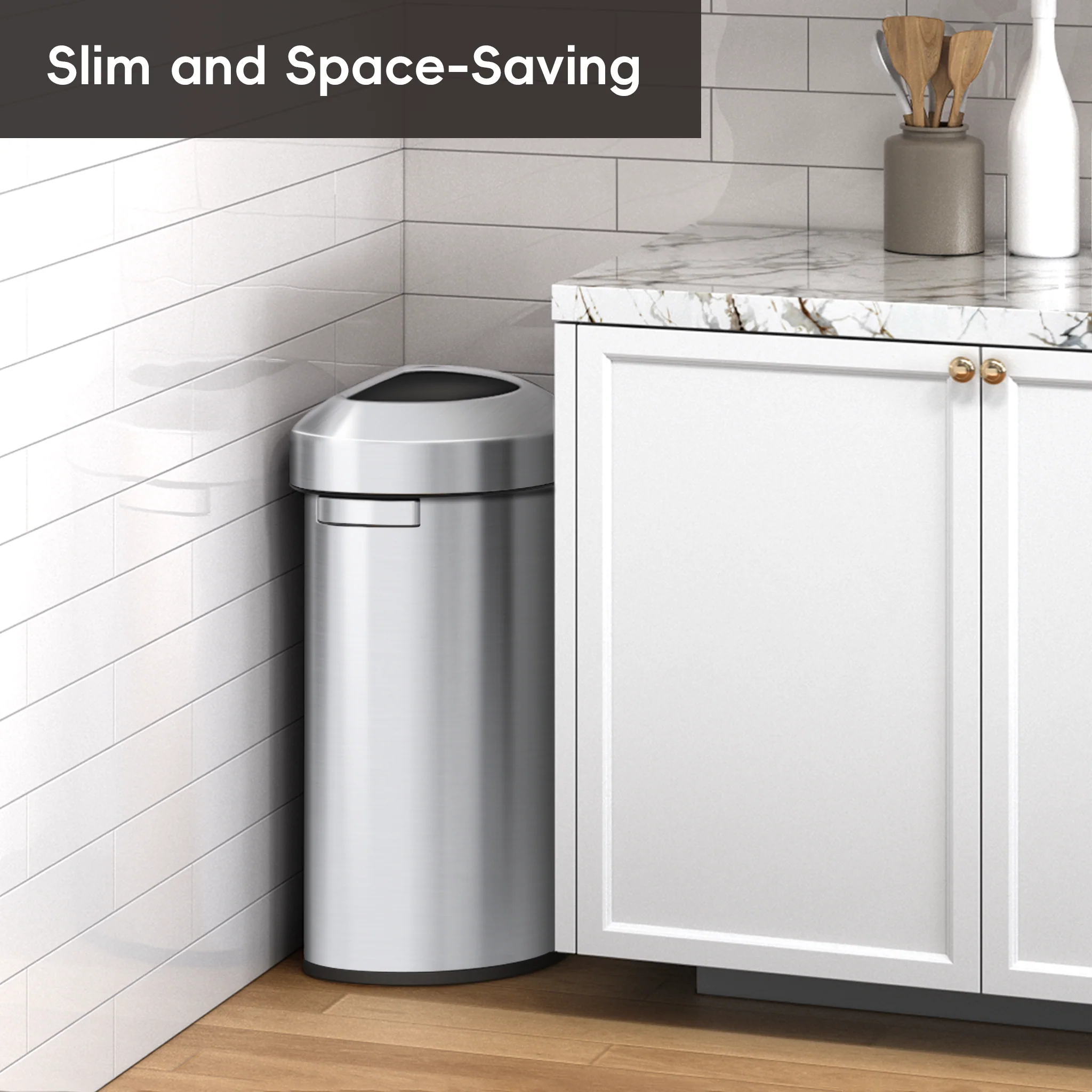 Urban Semi-Round Open Top Can Commercial Grade – 60L / 16 Gal - Image 9