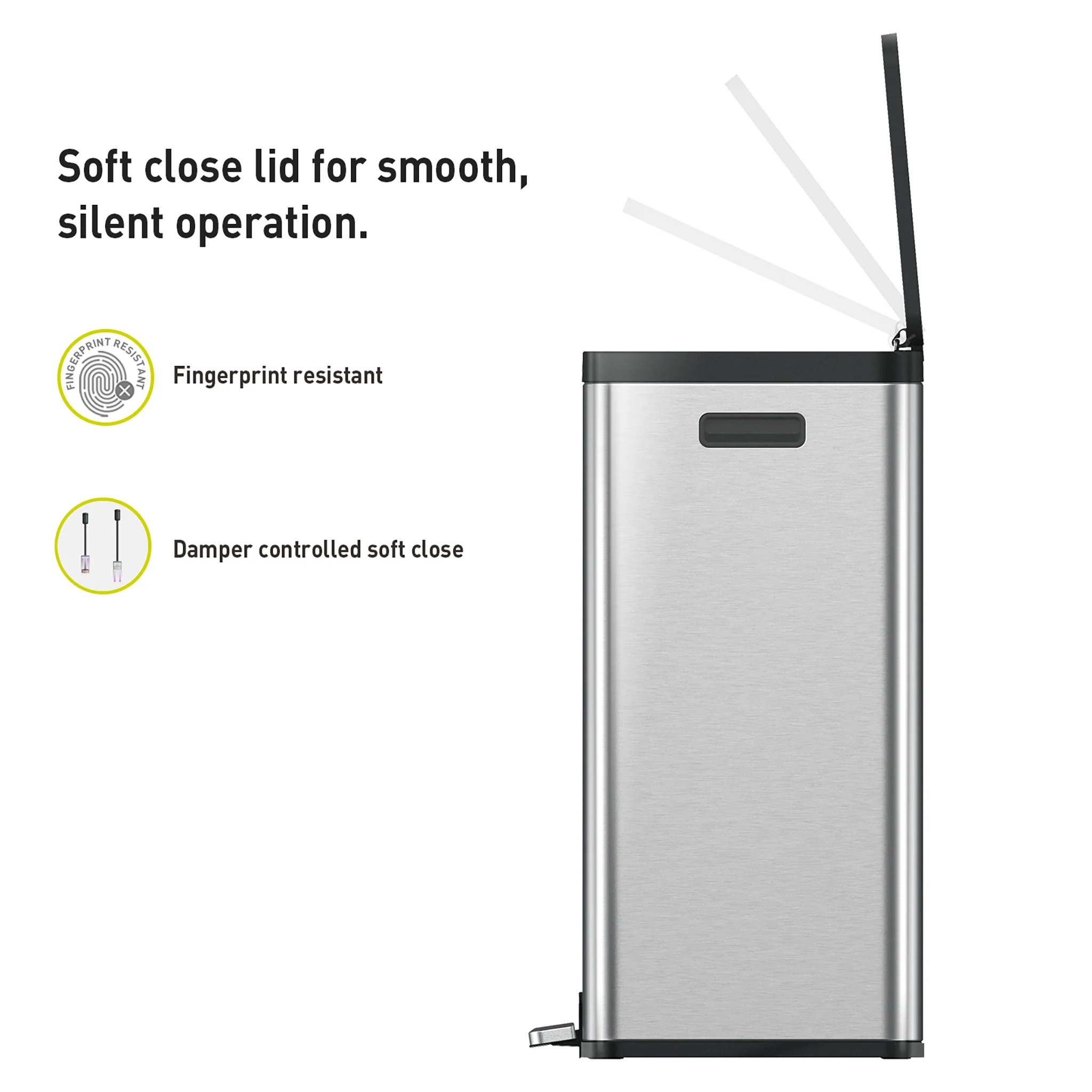 Essential Step Recycling Can - Dual Compartment 30L+30L - Image 5