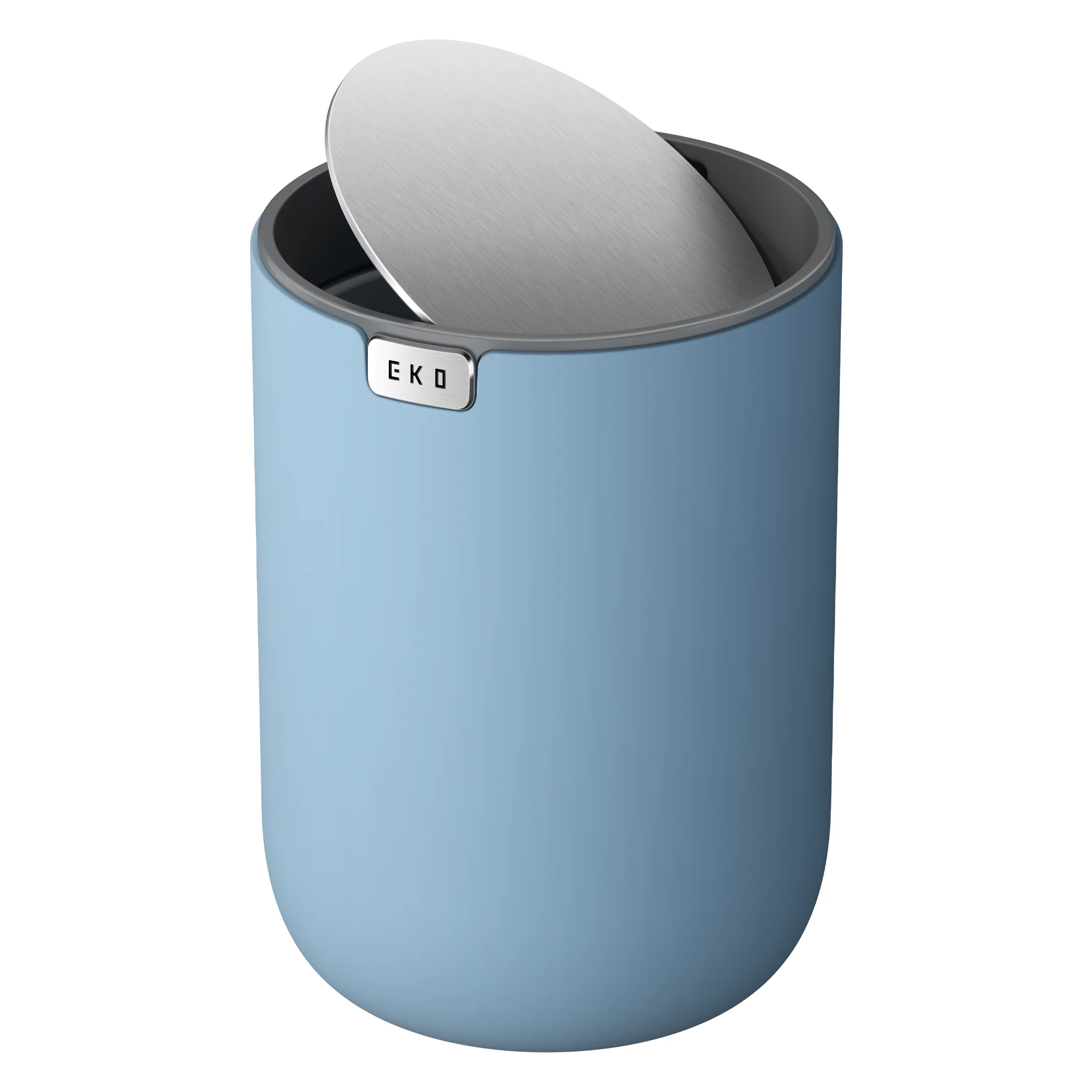 Fandy Table Bin with Swing-Top Lid - Blue 2.2L / 0.58 Gal - Image 10