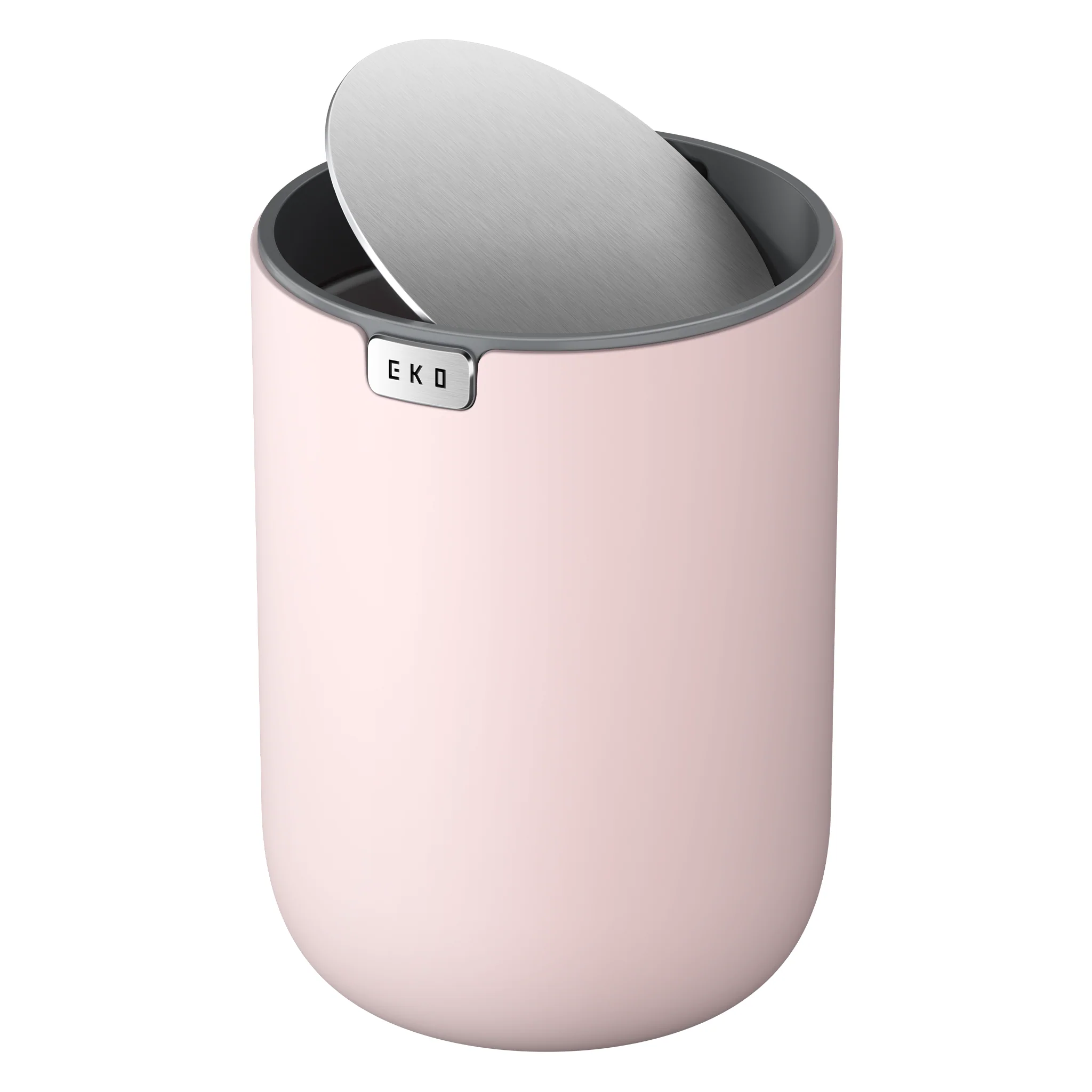 Fandy Table Bin with Swing-Top Lid - Pink 2.2L / 0.58 Gal - Image 10
