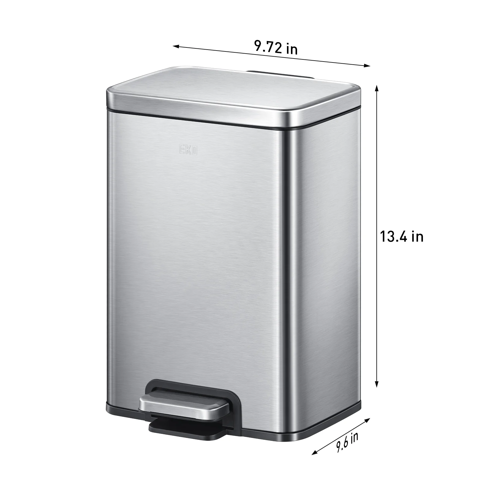Madison Step Can With Liner - 12L / 3.2 Gal -Stainless Steel - Image 5
