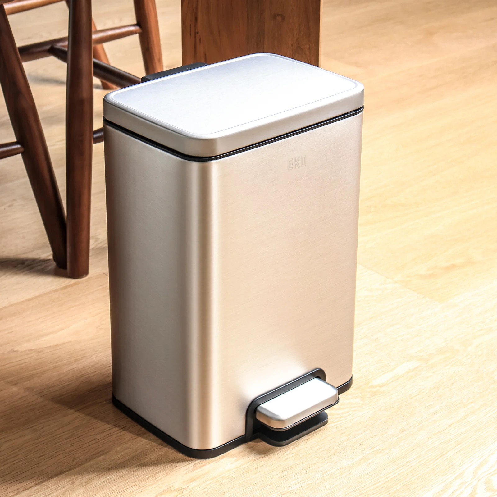 Madison Step Can With Liner - 12L / 3.2 Gal -Stainless Steel - Image 9