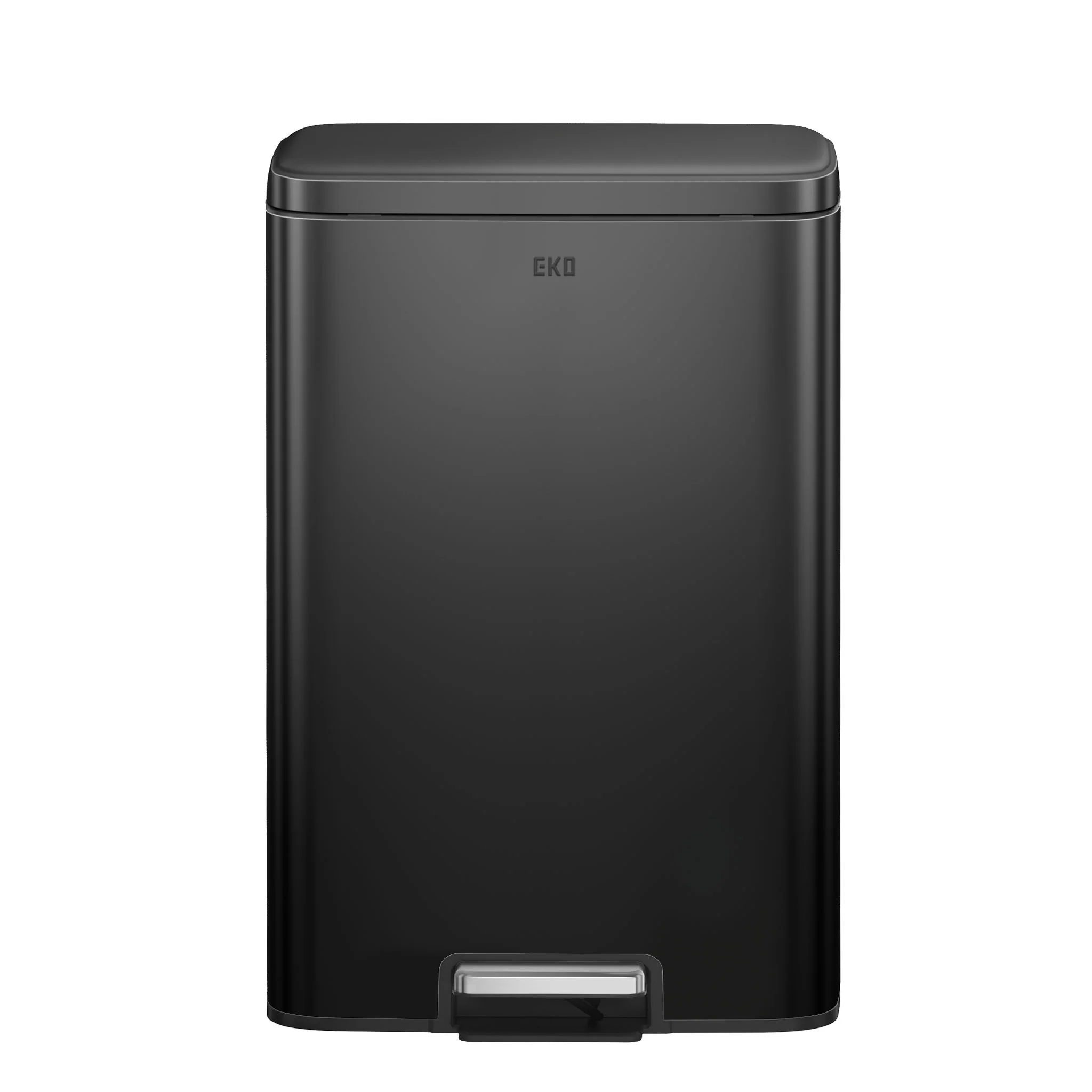 Maxwell Step On Foot Pedal Trash Can, 13.2 Gallon/50L Matte Black Steel - Image 8