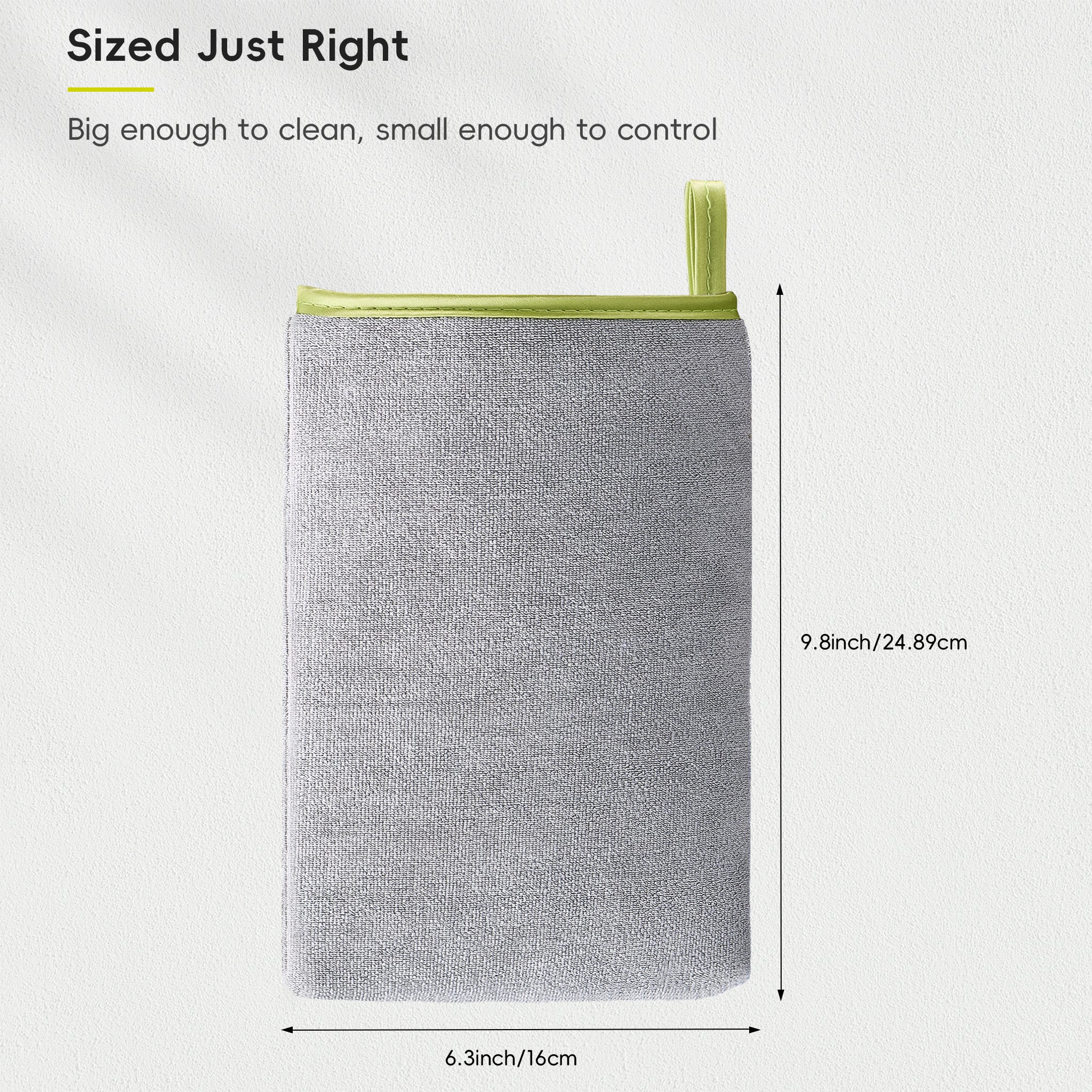 Microfibre Cleaning Mitt for Stainless Steel – Lint-Free Reusable Polishing Cloth & Cleaning Glove - Image 3