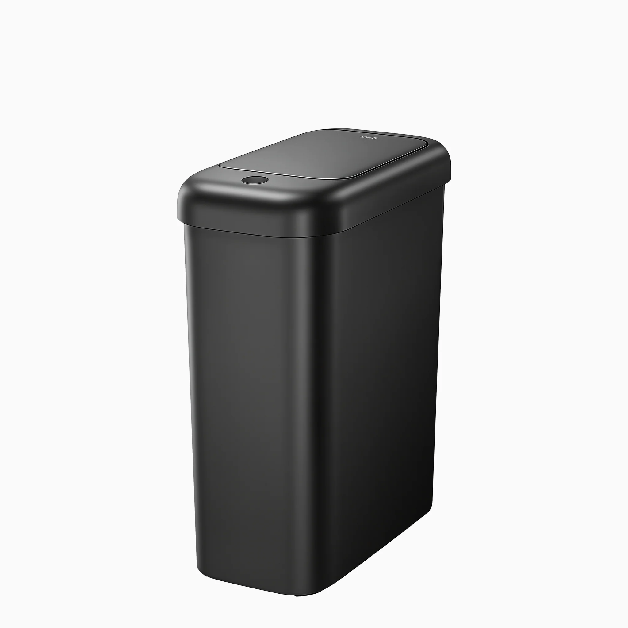 Morandi Slim Bathroom Trash Can - 10L /2.6 Gallon -Black
