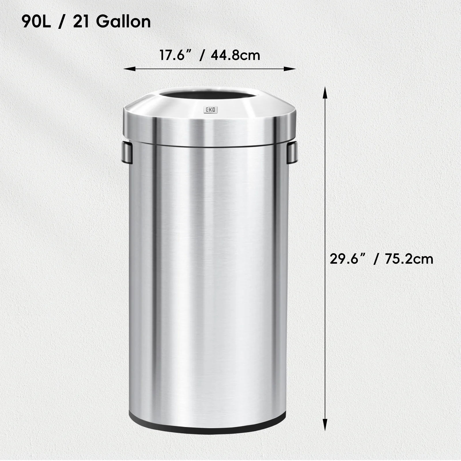 Urban Round Open Top Can Commercial Grade – 90L / 23.7 Gal - Image 8