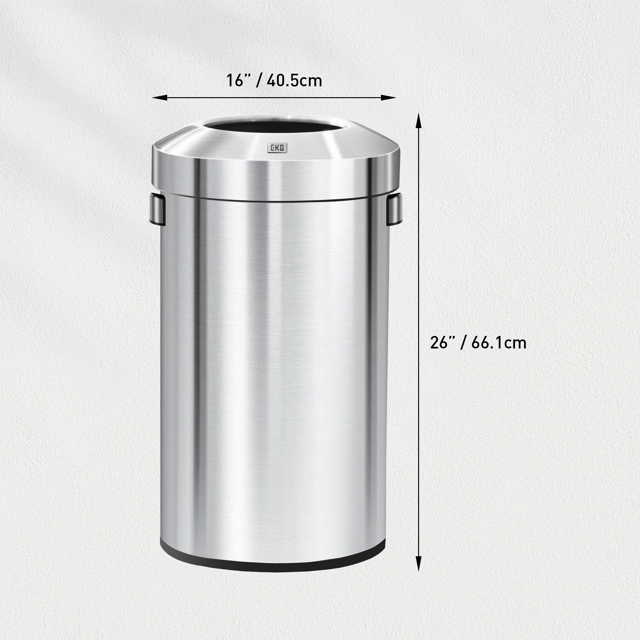 Urban Round Open Top Can Commercial Grade - 60L / 16 Gal - Image 8