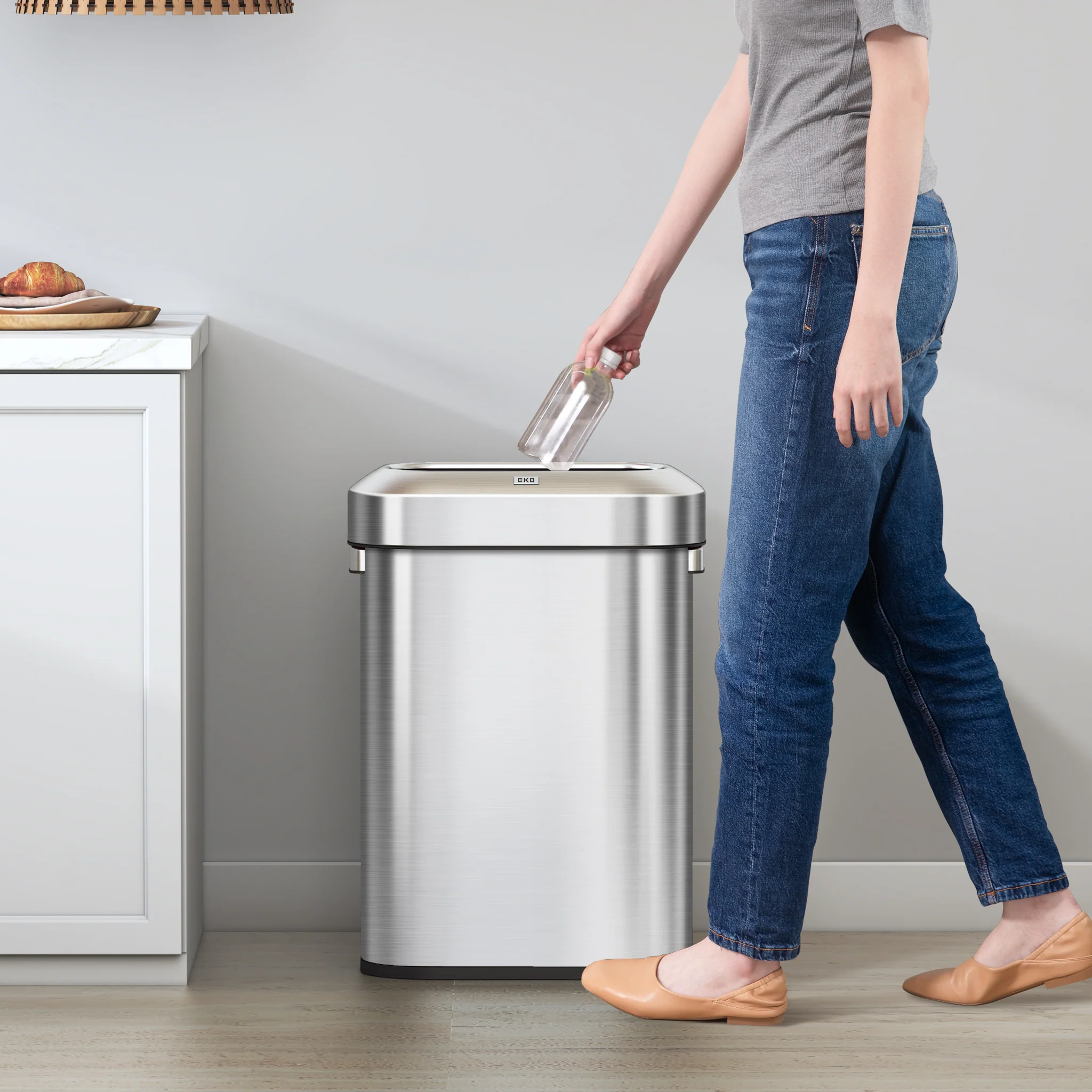 Urban Slim Open Top Can Commercial Grade - 60L / 16 Gal - Image 3