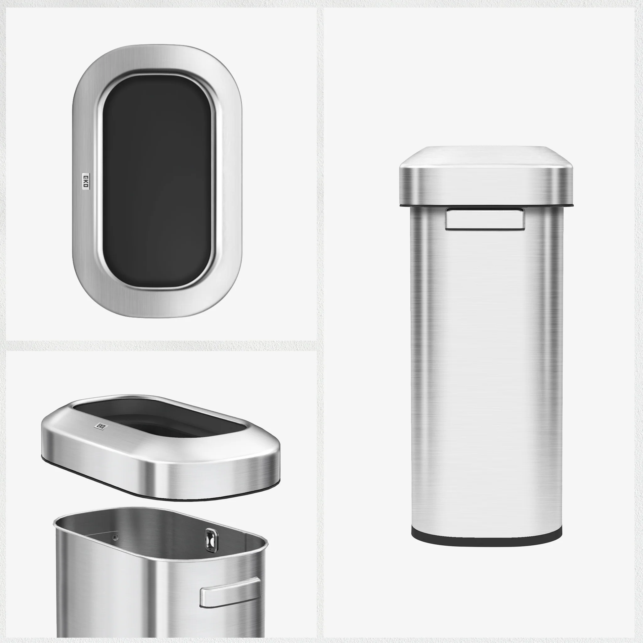 Urban Slim Open Top Can Commercial Grade - 60L / 16 Gal - Image 4
