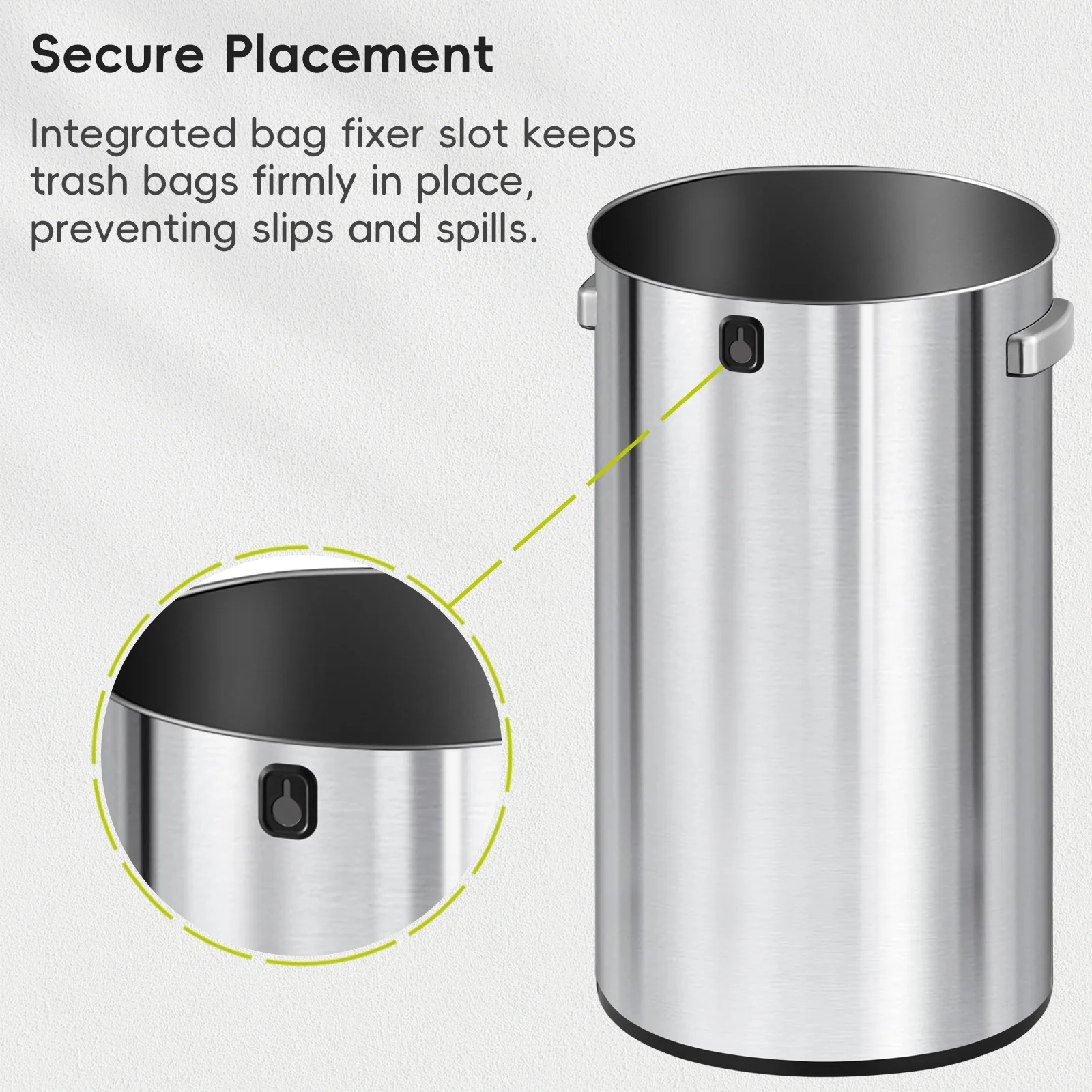 Urban Round Open Top Can Commercial Grade - 120L / 32 Gal - Image 7