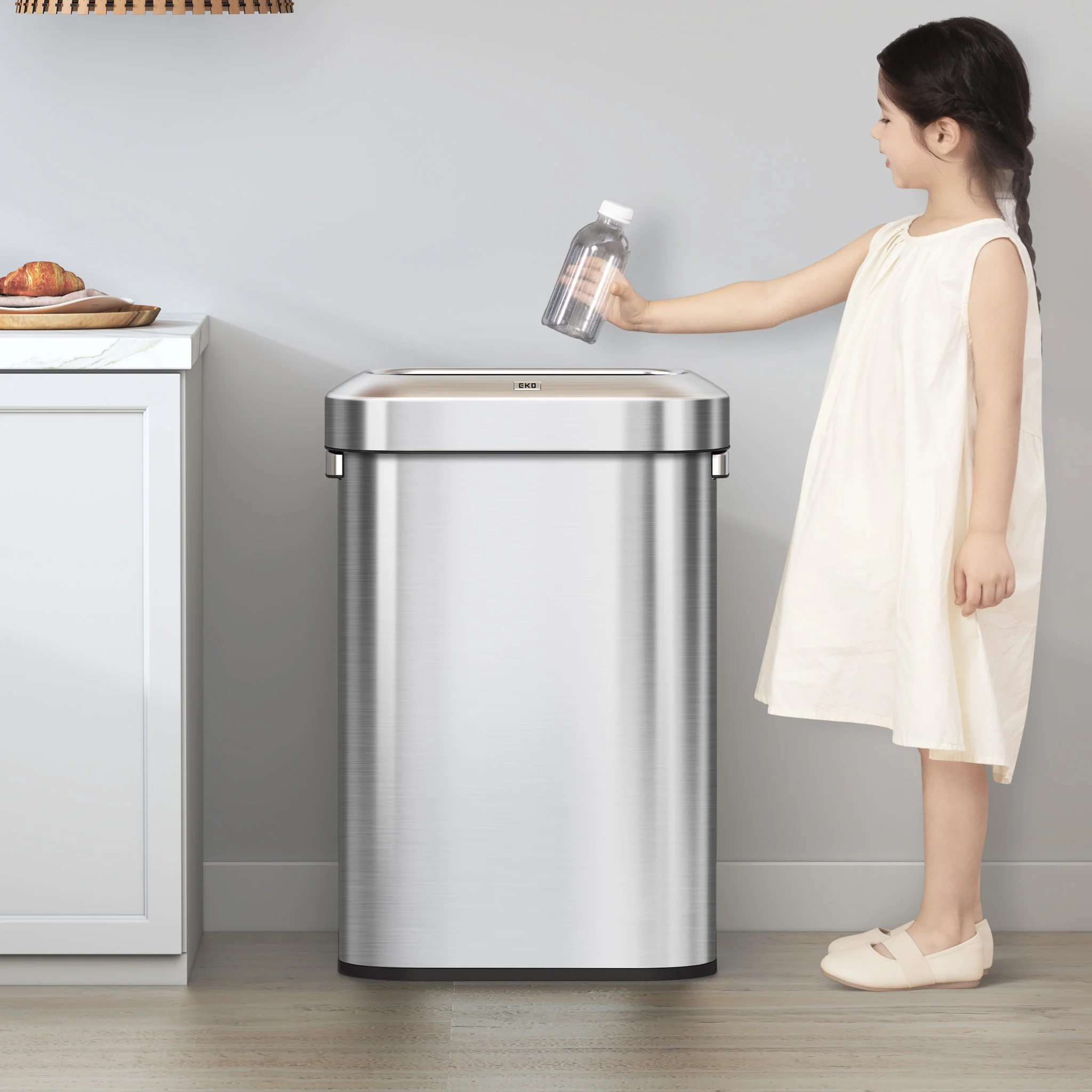 Urban Slim Open Top Can Commercial Grade - 90L / 23.7 Gal - Image 3