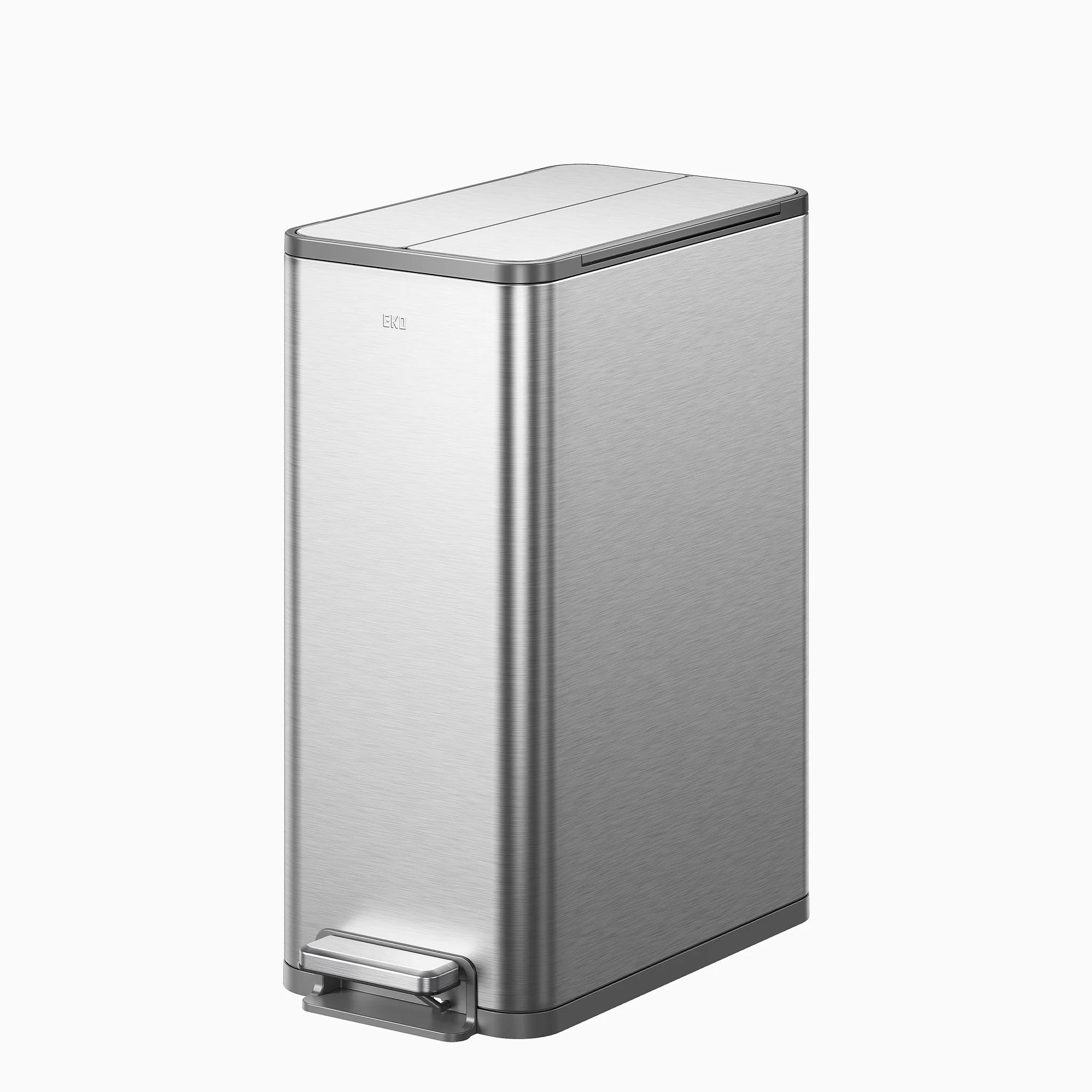 X-Wing 50L / 13.2 Gallon Slim Step Trash Can with Dual Wing Lid